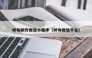 青海桦甸制作微信小程序（桦甸微信平台）